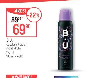 B.U. deodorant sprej