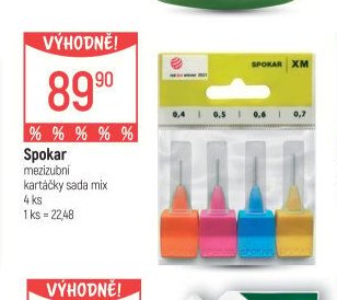 Spokar mezizubní kartáčky sada mix