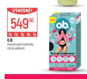 O.B. menstruační kalhotky