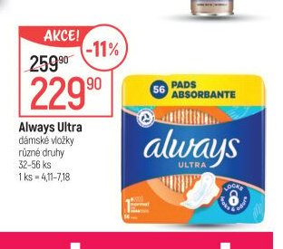 Always Ultra dámské vložky