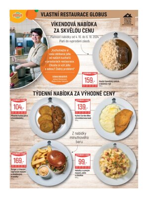akční leták Globus 2.10.2024-8.10.2024