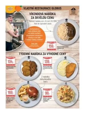 akční leták Globus 2.10.2024-8.10.2024