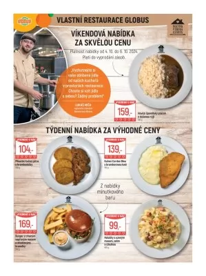 akční leták Globus 2.10.2024-8.10.2024