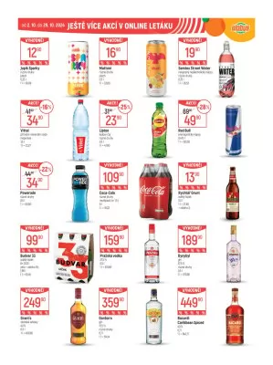 akční leták Globus 2.10.2024-8.10.2024