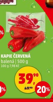 KAPIE ČERVENÁ