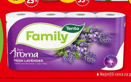 TOALETNÍ PAPÍR TENTO Lavender, 2vrstvý