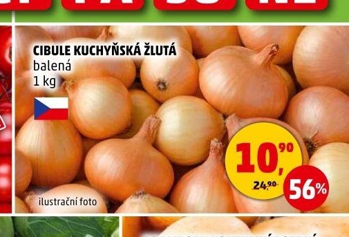 CIBULE KUCHYŇSKÁ ŽLUTÁ balená