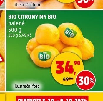 BIO CITRONY MY BIO balené