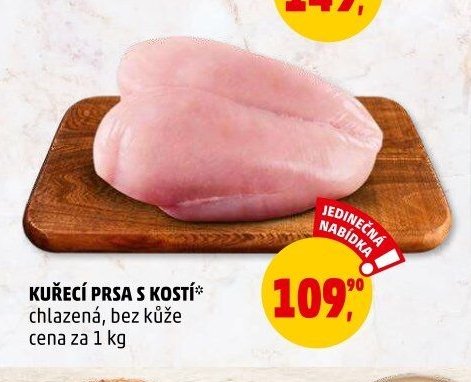 KUŘECÍ PRSA S KOSTÍ