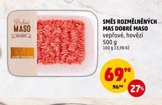 SMĚS ROZMĚLNĚNÝCH MAS DOBRÉ MASO