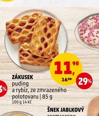 ZÁKUSEK puding a rybíz