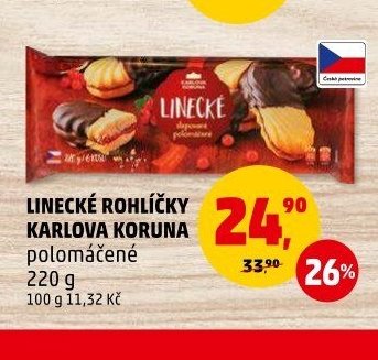 LINECKÉ ROHLÍČKY KARLOVA KORUNA