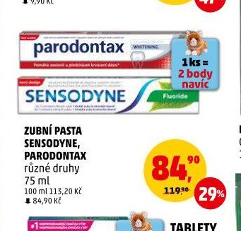 Zubní pasta Sensodyne, Parodontax