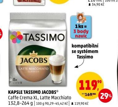 Kapsle Tassimo Jacobs
