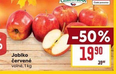 Jablko červené volné, 1 kg