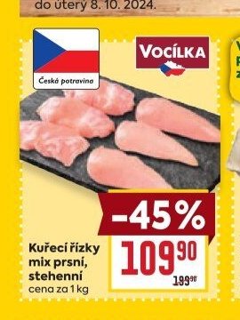 Kuřecí řízky mix prsní, stehenní