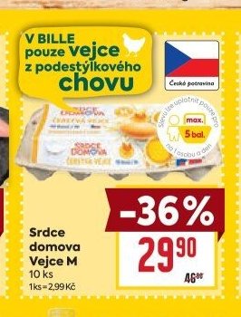 Srdce domova Vejce M 10 ks