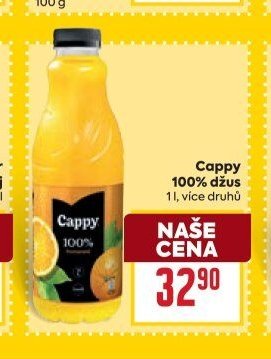 Cappy 100% džus 1 l