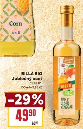 Ocet jablečný bio Billa