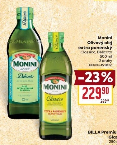 Olivový olej extra panenský Classico Monini