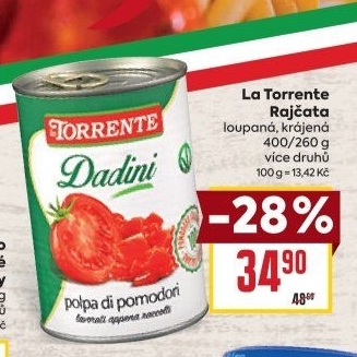 Rajčata loupaná La torrente