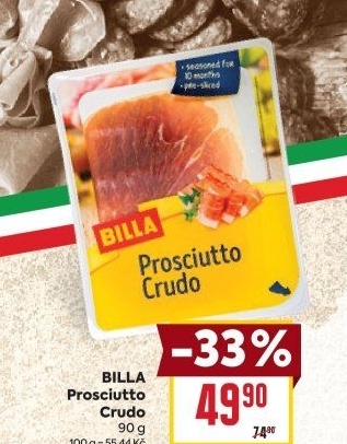 Šunka Prosciutto Crudo Billa