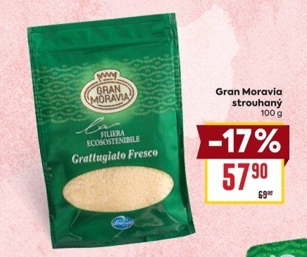 Sýr strouhaný Gran Moravia