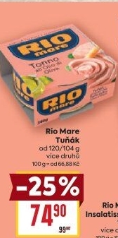 Tuňák Rio Mare