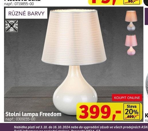 Stolní lampa Freedom