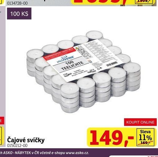 Čajové svíčky
