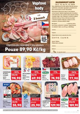 akční leták Kaufland 9.10.2024-15.10.2024