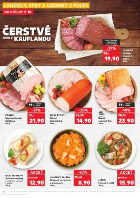 akční leták Kaufland 9.10.2024-15.10.2024