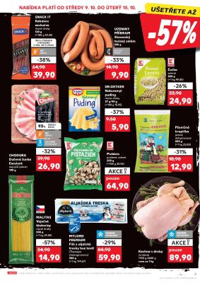 akční leták Kaufland 9.10.2024-15.10.2024
