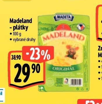 Madeland plátky