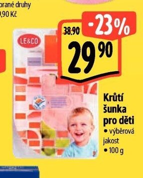 Krůtí šunka pro děti