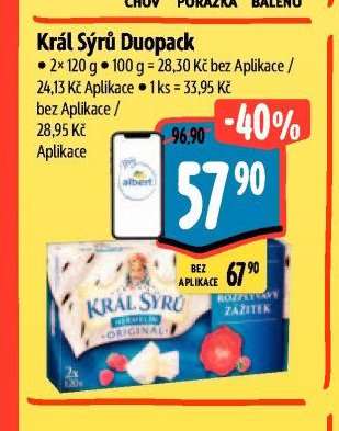 Král Sýrů Duopack