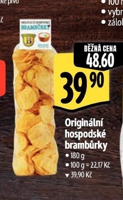 Originální hospodské brambůrky
