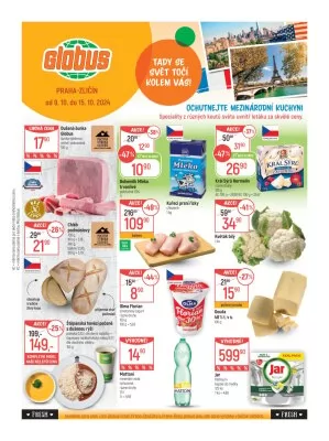akční leták Globus 9.10.2024-15.10.2024