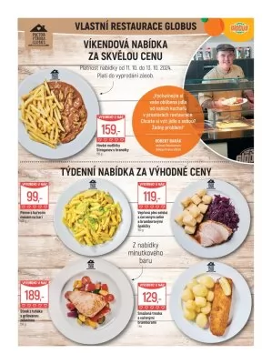 akční leták Globus 9.10.2024-15.10.2024