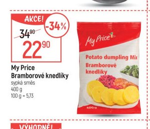 My Price Bramborové knedlíky