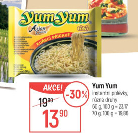 Instantní polévka YumYum