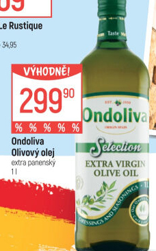 Olivový olej extra panenský Ondoliva
