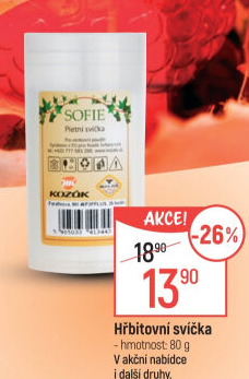 Svíčky hřbitovní Sofie