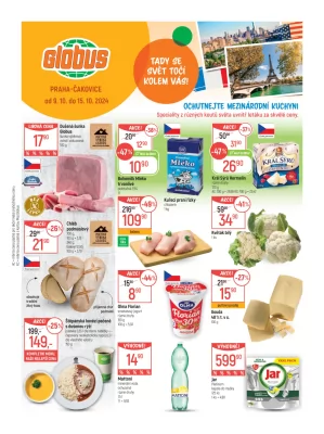 akční leták Globus 9.10.2024-15.10.2024