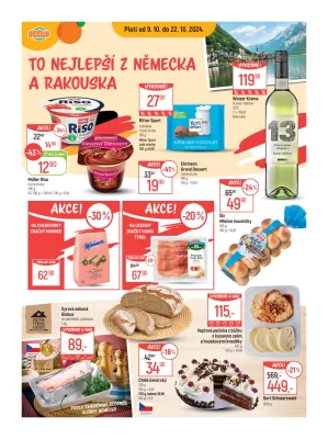 akční leták Globus 9.10.2024-15.10.2024