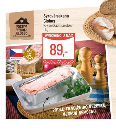 Syrová sekaná Globus