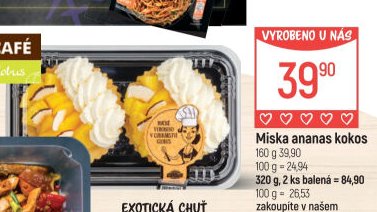 Miska ananas kokos
