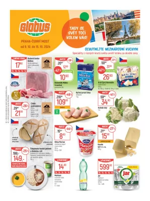 akční leták Globus 9.10.2024-15.10.2024