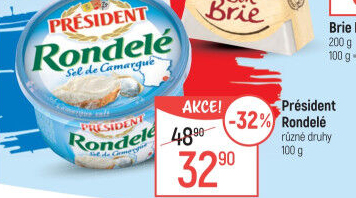 Sýr termizovaný Rondelé President