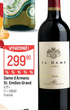 Víno Saint-Émilion Grand Cru La Dame D'